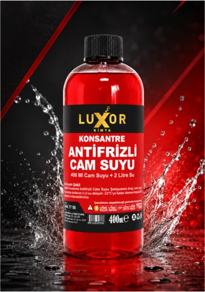 Luxor Kimya Antifrizli Konsantre Cam Suyu 400 Ml