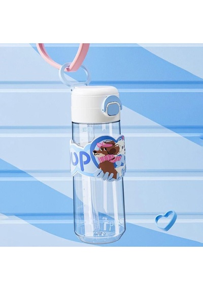 D2540 Dıller 700 Ml Boyun Askılı Trıtan Su Matarası Çok Renkli