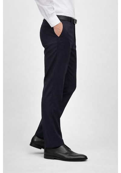 Classics Men Caserta Klasik Fit Likralı Erkek Kanvas Pantolon - 7515 Lacivert