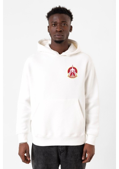 Top Gun Wingman Beyaz Erkek 3ip Kapşonlu Sweatshirt 001