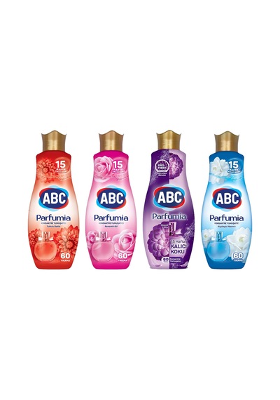 Abc Konsantre Çamaşır Yumuşatıcısı 1440 Ml 4 Lü Karma Paket 4'lü Set