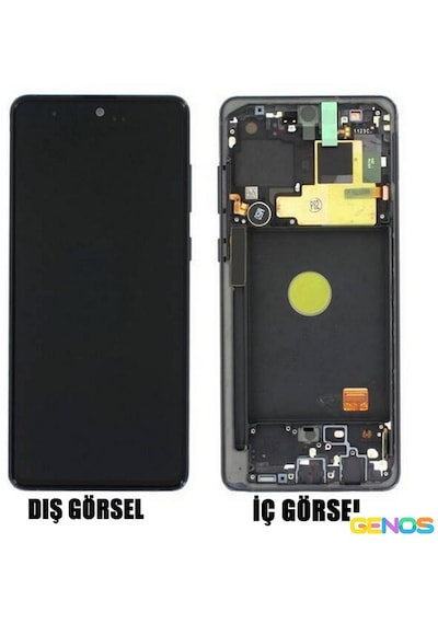 Samsung Galaxy A72 A725 Uyumlu Lcd+dokunmatik+çıtalı Gümüş Sn809142