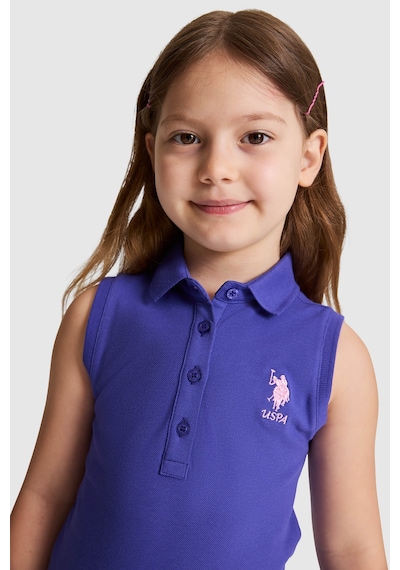 U.S. Polo Assn. Kız Çocuk Mor Elbise Örme 50325639-vr038