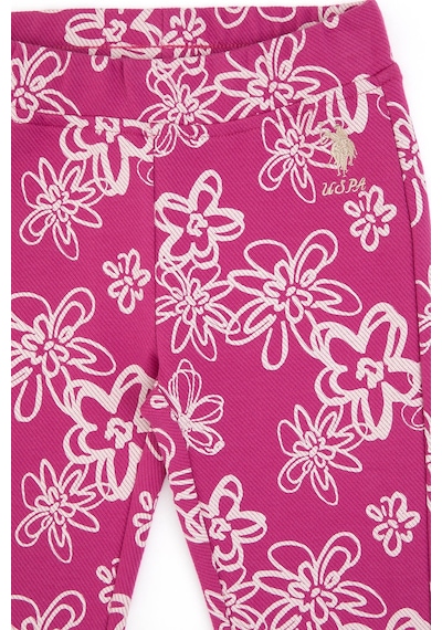 U.s. Polo Assn. Kız Çocuk Pembe Tayt 50316760-vr041 Pembe