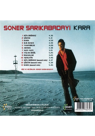 Soner Sarıkabadayı - Kara CD