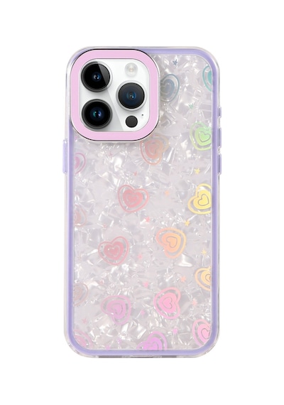 Apple iPhone Uyumlu 16 Pro Max Lumi Desenli Kapak - Mor Bz8683140873844