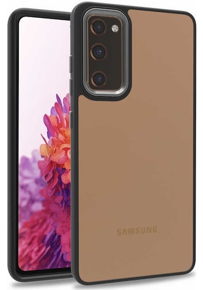 Galaxy S20 Fe Kılıf Zore Flora Buton,Kenar Çevresi Renkli Kılıf