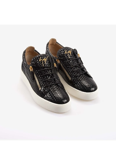 Giuseppe Zanotti Siyah Fermuarlı Erkek Spor & Sneaker Ayakkabı Rm50012 Siyah