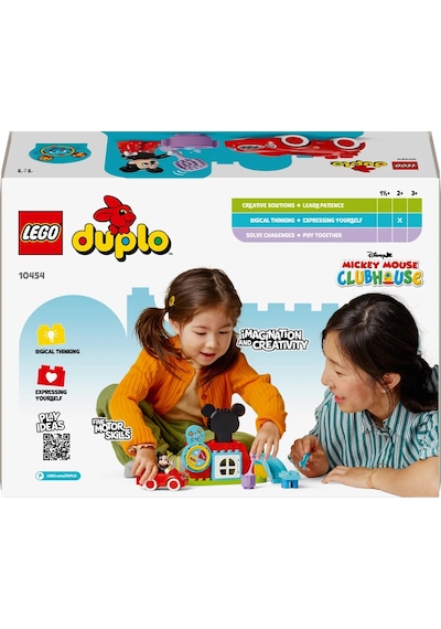 LEGO® DUPLO® | Disney Mickey Fare’nin Kulüp Evi ve Arabası 10454 - 2 Yaş ve Üzeri Çocuklar için Eğitici Oyuncak Yapım Seti (27 Parça) LEGO® DUPLO® | Disney Mickey Fare’nin Kulüp Evi ve Arabası 10454 - 2 Yaş ve Üzeri Çocuklar için Eğitici Oyuncak Yapım Seti (27 Parça)