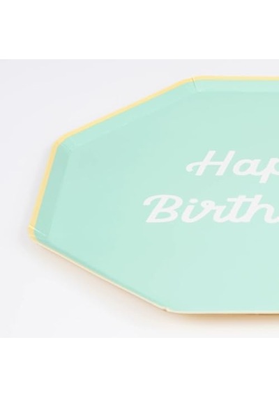 - Happy Birthday Tabaklar - M - 8 Adet 256