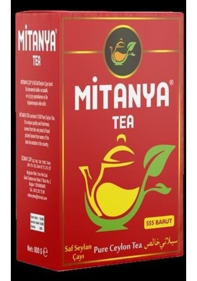 Mitanya Çay Barut 555 Saf Seylan Çayı 800 G