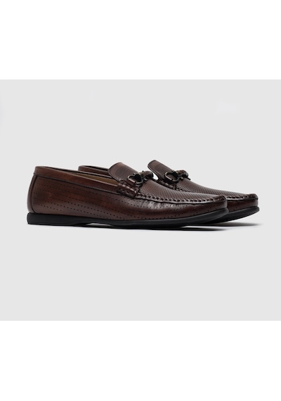 Cabani Hakiki Deri Kahverengi Erkek Loafer Ayakkabı Kahverengi (521642680) Kahverengi