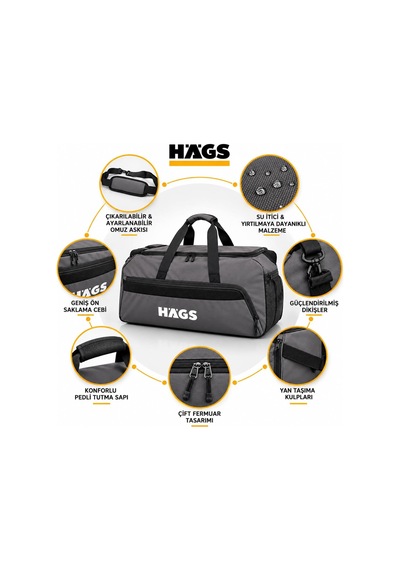 Spor Seyahat Çantası, Duffle Bag, Taşıma Çantası, Su Geçirmez Dayanıklı, Erkek, Kadın İçin Büyük Boy Spor