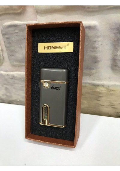Honest Marka Rüzgar Çakmağı Gaz Göstergeli Füme