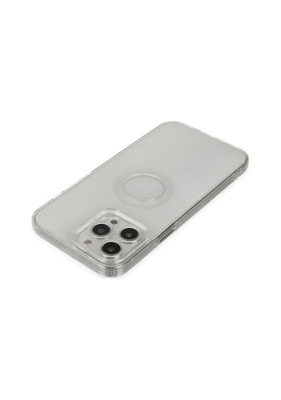 Apple İphone Uyumlu 13 Pro Max Kılıf Santa Lens Silikon - Şeffaf Çok Renkli