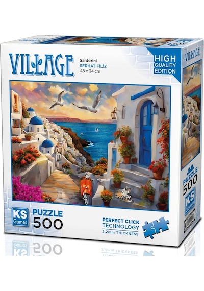 Ks Games 500 Parça Santorini Puzzle - Serhat Filiz