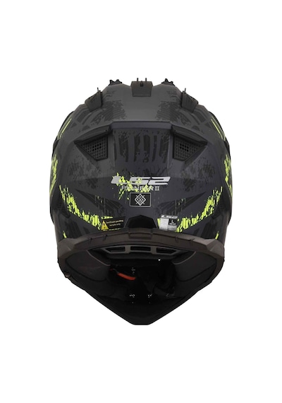 Ls2 Pioneer 2 Crazy Kros Motosiklet Kaskı Sarı - Siyah