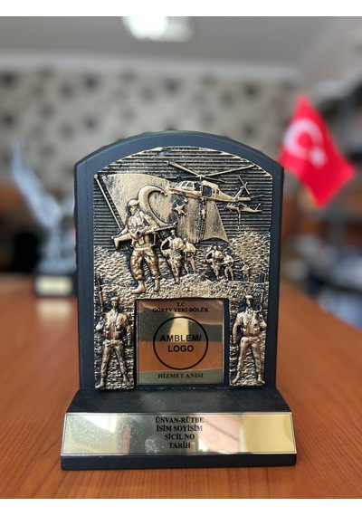 Askeri Birliklere Özel Hizmet Anısı Plaket