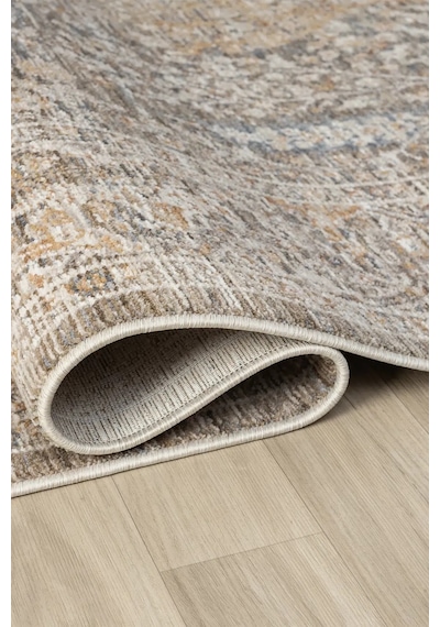 Seyran Halı Peru 10202 Bej Polyester Makine Halısı