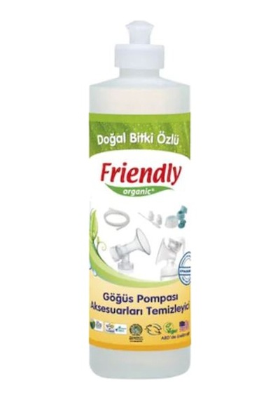 Friendly Organic Göğüs Pompası ve Aksesuarları Temizleyici 473 ML