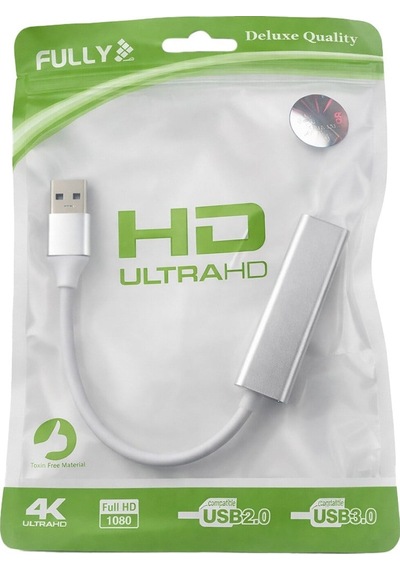 Fully H-608em Usb 3.0 To Rj45 Gigabit Ethernet Adaptör Çevirici Alüminyum Gövde