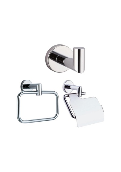 VitrA Minimax Krom 3 Parça Aksesuar Seti Krom