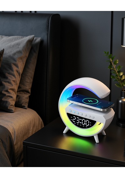 Taşınabilir Rgb Bluetooth Hoparlör Usb Fm Aux Model