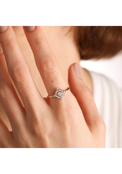 Altın Brown Yüzük 14K 530501104