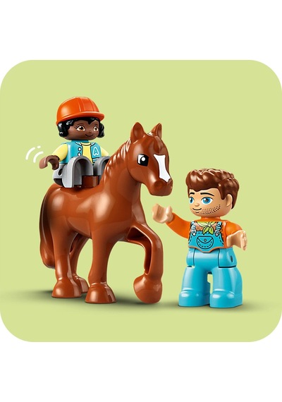 Lego 10416 Duplo Çiftlikte Hayvanların Bakımı 10416 - 2 Yaş & Üzeri Çocuklar İçin Eğitici Oyuncak Yapım Seti 74 Parça