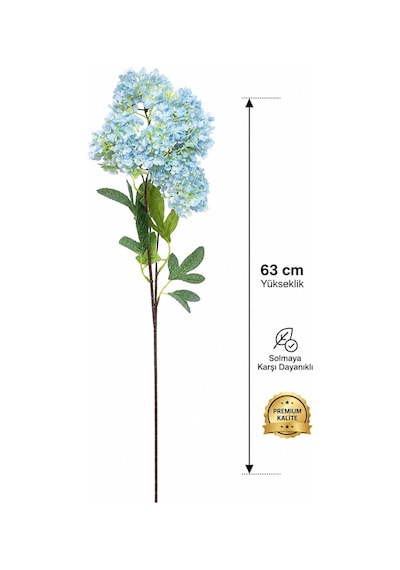 Yapay Mavi Mine Dal 63 Cm Çok  Renkli