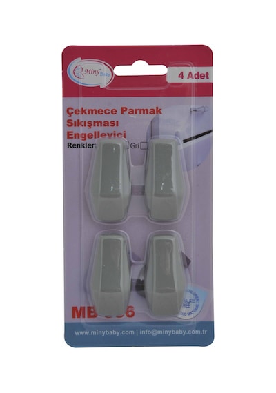 Çekmece Parmak Sıkışması Engelleyici - Gri Çok Renkli