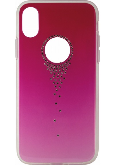 Comma Apple Uyumlu iPhone Xs Taşlı Seri Arka Koruma Kılıf