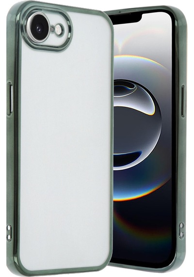 Apple iPhone Uyumlu   16e Kılıf Razer Lensli Silikon - Yeşil