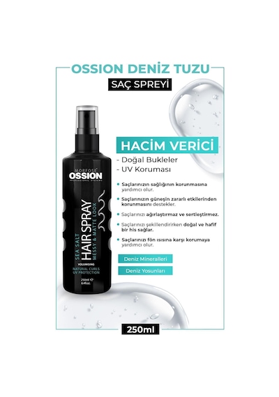 Ossıon Deniz Tuzu Spreyi 250 Ml