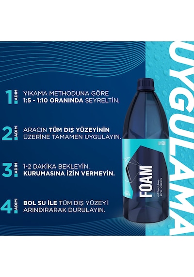 Gyeon Q²m Foam Araç Ön Yıkama Şampuanı Konsantre - 1000 Ml - Yoğu