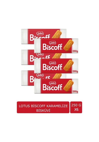 Biscoff Karamalize Bisküvi 250 G X 6
