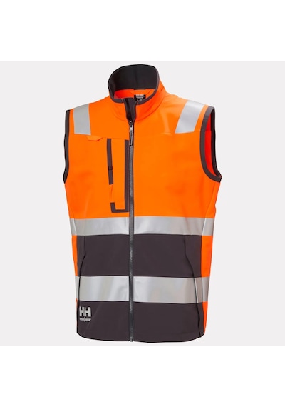 Helly Hansen Alna 4x Tech Vest 74030 Reflektörlü İş Yeleği M-269-reflektörlü Turuncu Hi-vis Orange