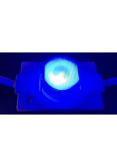 Tek Lensli Modül Led Mavi 1.5w 10 Adet