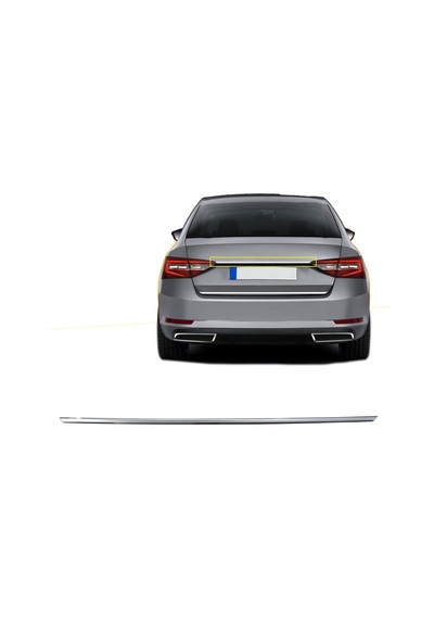 Nova Krom Skoda Superb Krom Bagaj Çıtası 2015 Üzeri