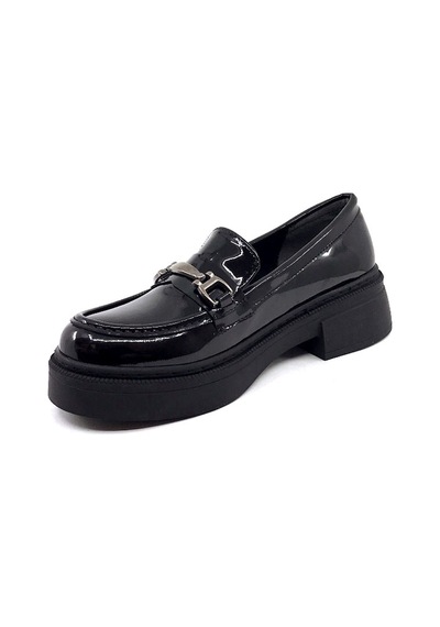 Ayakkabımood Cc 503 Siyah Rugan Günlük Kadın Ayakkabı Siyah