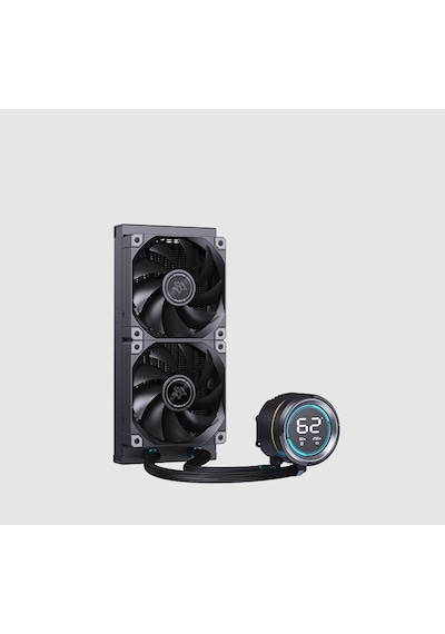 Dark Freezer W246 Pro 240mm Sıvı Soğutma, Lcd Ekran, Argb, 300w Tdp, 2x120mm Pwm Fan Dkccw246pro Diğer