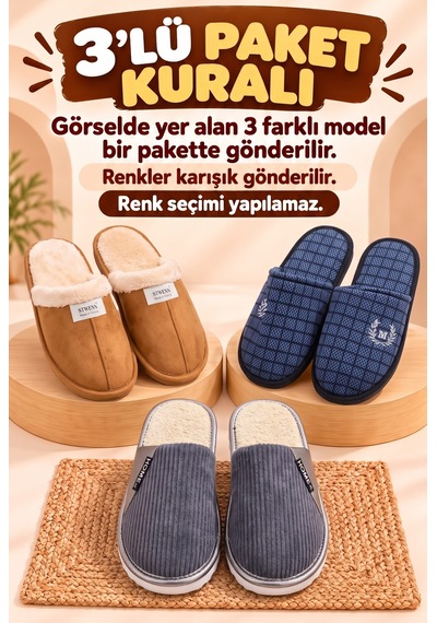 Stwenn 3 Lü Avantajlı Paket Kışlık Peluş Desenli Sessiz Ortopedik Taban Çeyiz Misafir Ev Terliği Set Mario-çnk-ucc Stwenn 3 Lü Avantajlı Paket Kışlık Peluş Desenli Sessiz Ortopedik Taban Çeyiz Misafir Ev Terliği Set Mario-çnk-ucc