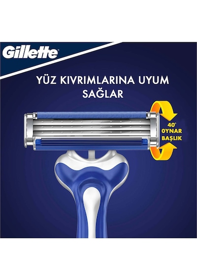 Gillette Blue 3 Comfort Tıraş Bıçağı 9 + 3
