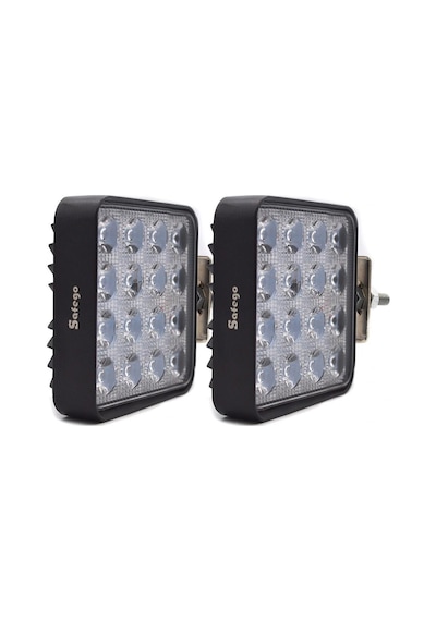 2 Adet 16 Ledli Off Road Çalışma Lambası / Projektör 48watt 12v /