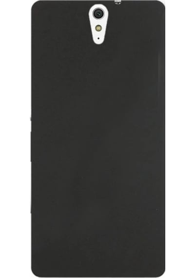 Zore Sony Xperia C5 Kılıf Msra Premier Silikon Kapak - Siyah Siyah
