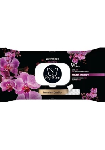 Papilion Aroma Terapi Orkide Kokulu Islak Havlu 2 X 90'Lı