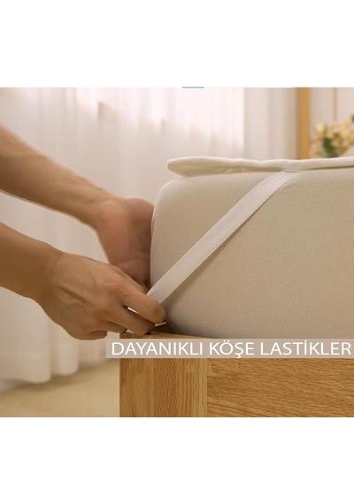 Lexroo Köşe Lastikli Kapitone Pamuklu Su Geçirmez Yatak Koruyucu Alez Çok Renkli