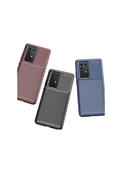 Huawei P40 Pro Kilif Karbon Silikon Case 433856358