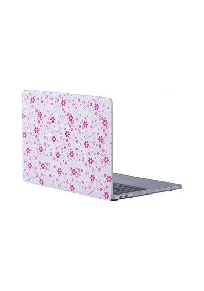Apple Uyumlu MacBook Air Kılıf Hardcase A1369 A1466 İle Kılıf Qt01 Açık Pembe