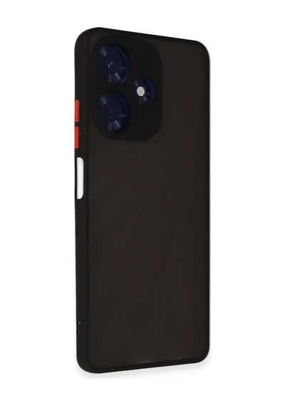 İnfinix Hot 30 4g Uyumlu Kılıf Montreal Silikon Kapak - Siyah